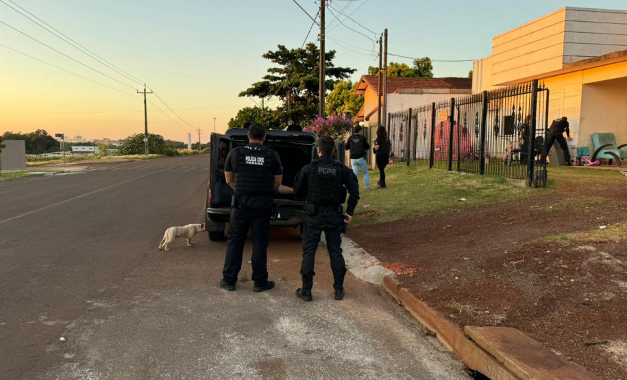 PCPR prende sete pessoas em operação contra organização criminosa ligada a homicídios e tráfico de drogas