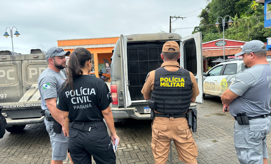 Ação conjunta das forças de segurança promove cidadania e segurança em Guaraqueçaba
