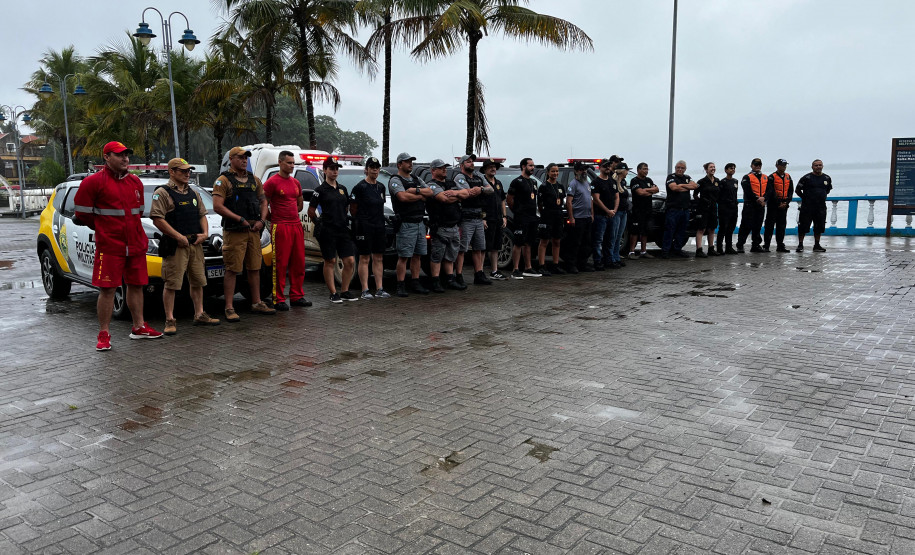 Ação conjunta das forças de segurança promove cidadania e segurança em Guaraqueçaba