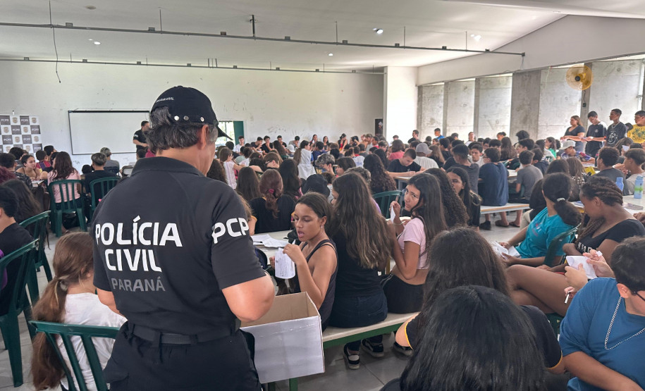 PCPR realiza palestra orientativa em combate a crimes sexuis em Pontal do Paraná