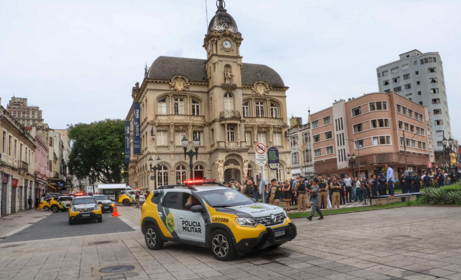 Segurança reforçada em Curitiba: Estado e prefeitura montam força-tarefa para região central