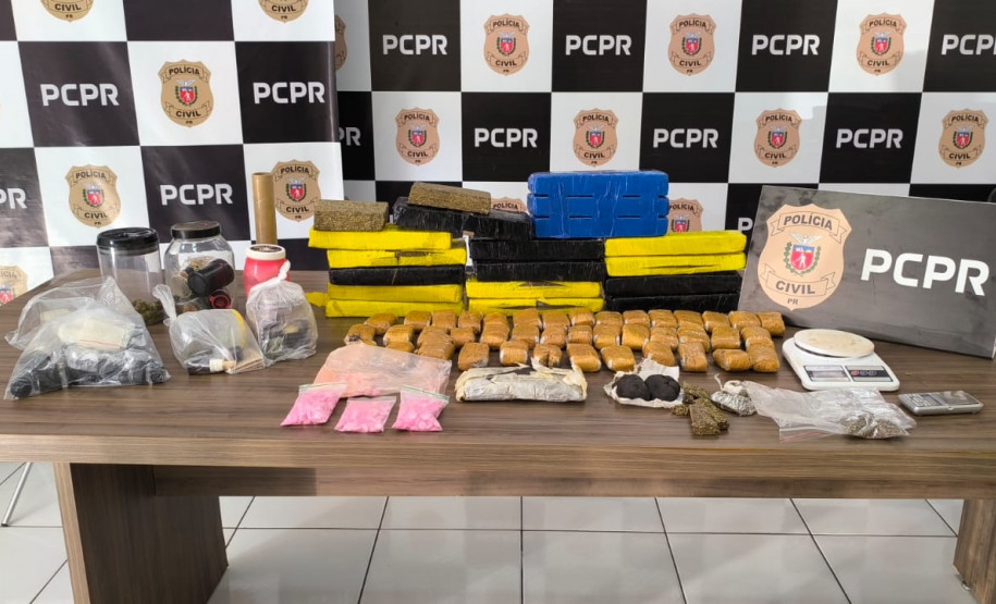 PCPR prende homem e apreende aproximadamente 16 quilos de drogas em Francisco Beltrão