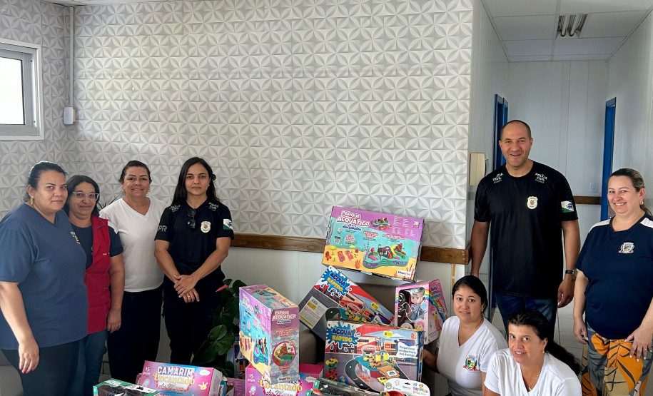 PCPR realiza ação solidária e distribui mercadorias recuperadas para CMEIs de Mamborê