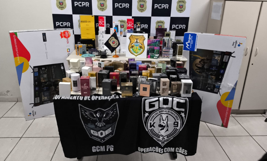 PCPR e GM prende homem por descaminho e contrabando em Ponta Grossa
