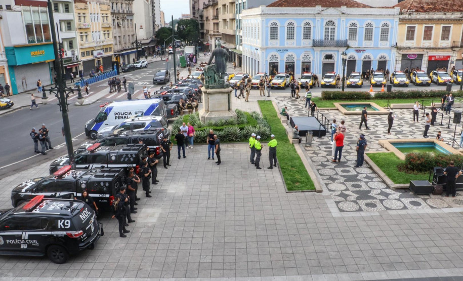 Segurança reforçada em Curitiba: Estado e prefeitura montam força-tarefa para região central
