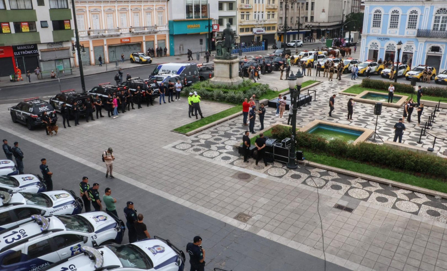 Segurança reforçada em Curitiba: Estado e prefeitura montam força-tarefa para região central