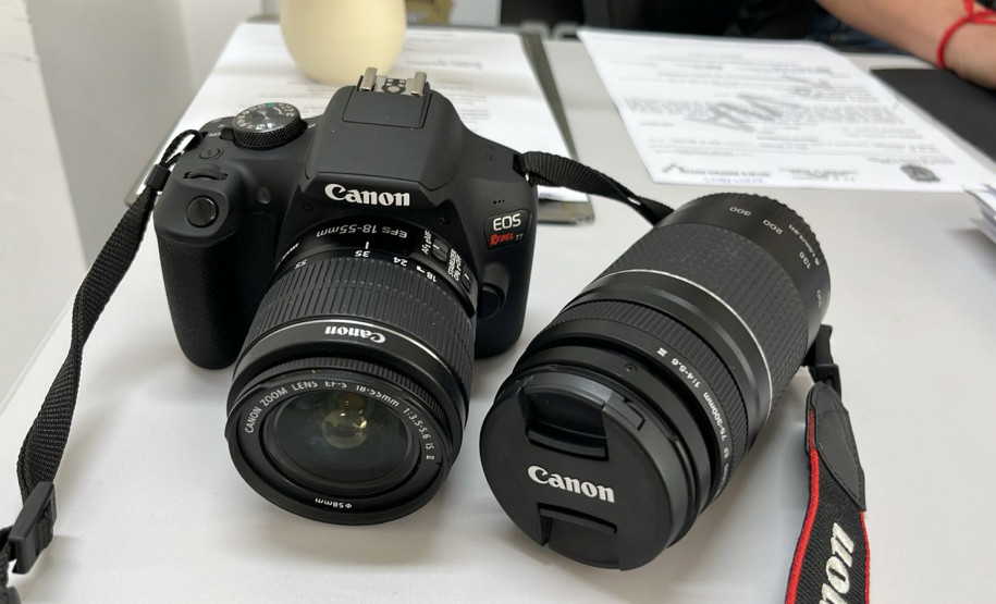 PCPR recupera câmera fotográfica que havia sido furtada em Matinhos