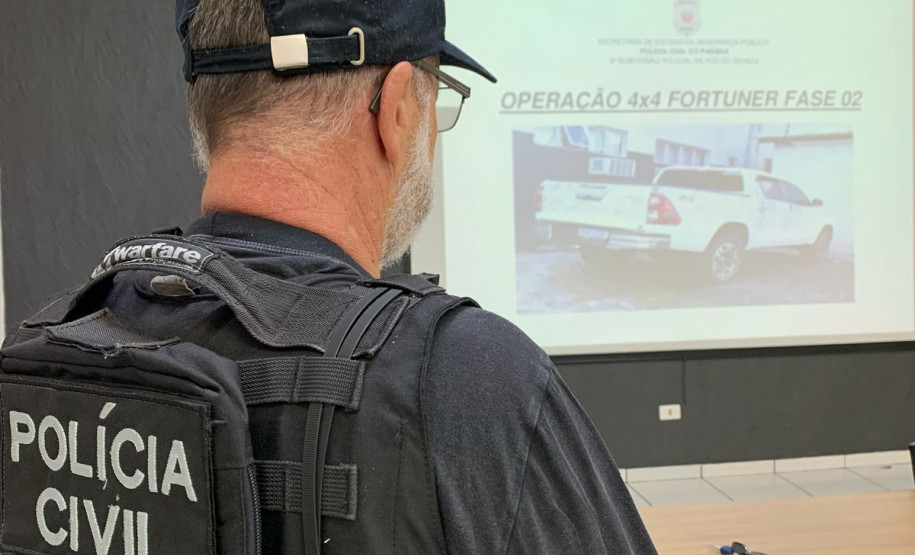 PCPR deflagra segunda fase da operação para desmantelar quadrilha de furtos de Toyota Hilux em Foz do Iguaçu