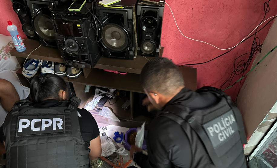 PCPR prende oito integrantes de grupo especializado em furtos e adulteração de veículos