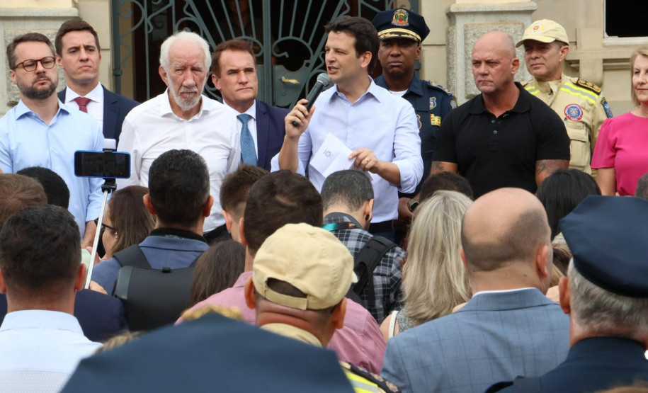 Segurança reforçada em Curitiba: Estado e prefeitura montam força-tarefa para região central