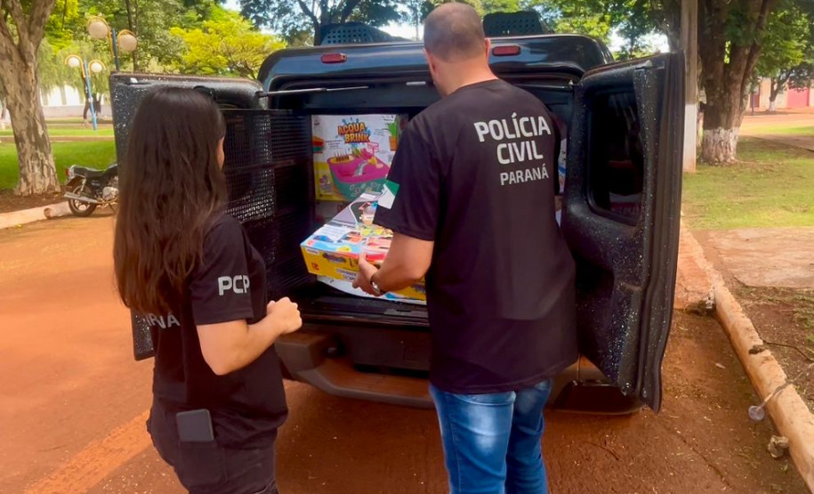 PCPR realiza ação solidária e distribui mercadorias recuperadas para CMEIs de Mamborê