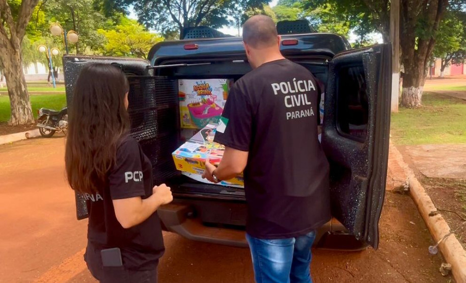 PCPR realiza ação solidária e distribui mercadorias recuperadas para CMEIs de Mamborê