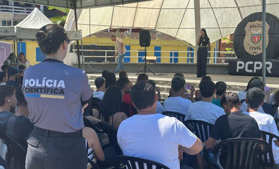 Ação conjunta das forças de segurança promove palestras e segurança em Guaraqueçaba