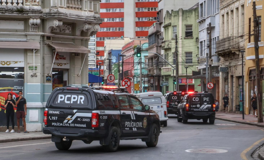 Segurança reforçada em Curitiba: Estado e prefeitura montam força-tarefa para região central