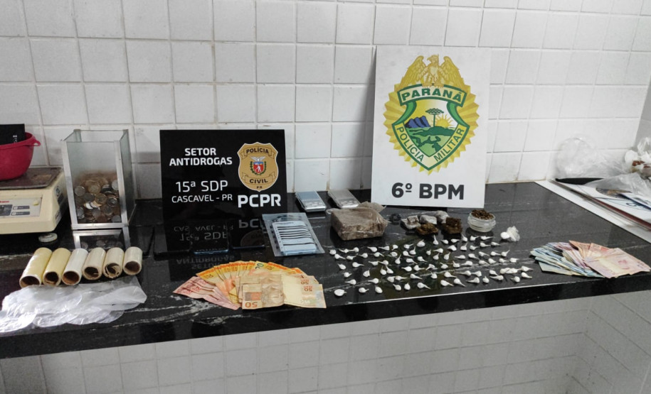 PCPR e PMPR prende homem por tráfico de drogas em Cascavel
