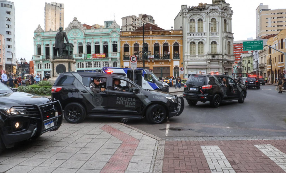 Segurança reforçada em Curitiba: Estado e prefeitura montam força-tarefa para região central