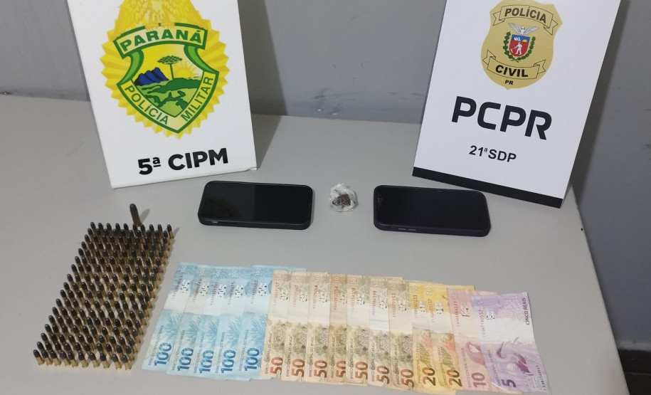 PCPR prende três pessoas e apreende um adolescente durante operação contra o tráfico de drogas em Cianorte