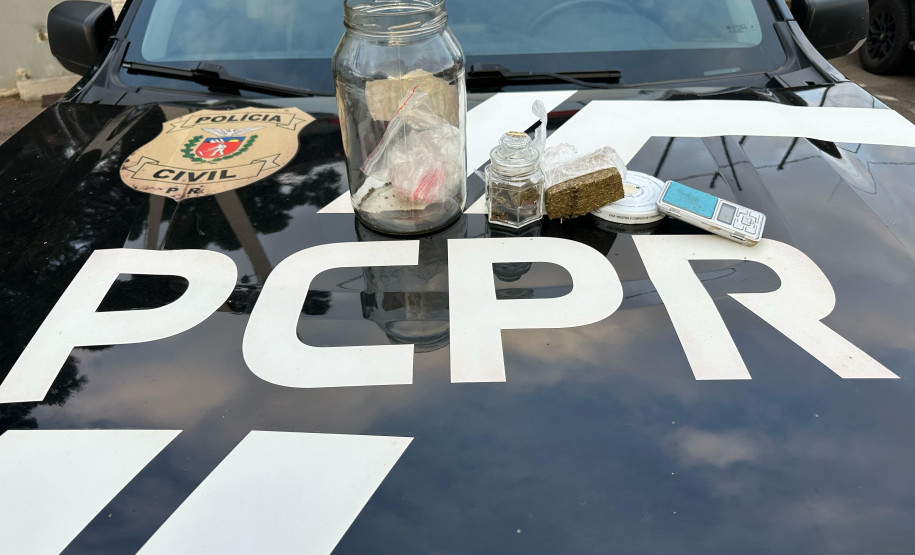 PCPR prende três pessoas em operação contra tráfico de drogas em Antonina e Curitiba