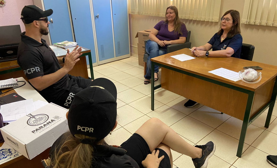 PCPR visita escola para discutir proteção de crianças e adolescentes em Porto Rico
