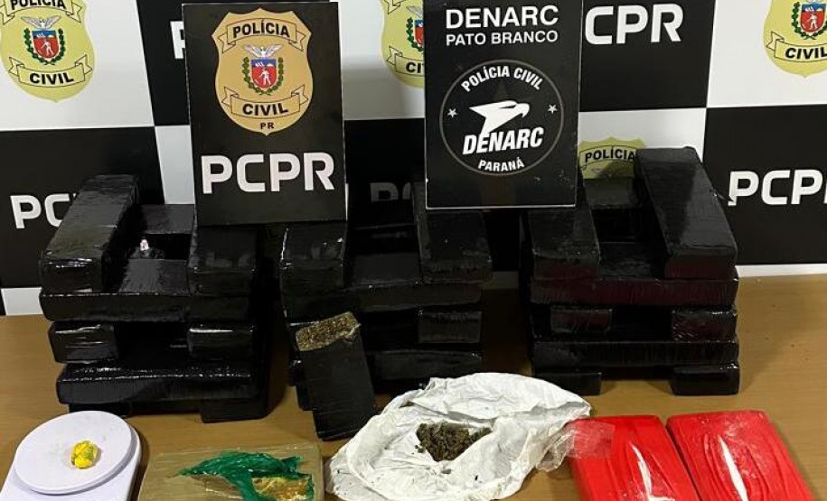 PCPR prende mulher por tráfico de drogas e apreende R$ 271 mil em entorpecentes em Pato Branco
