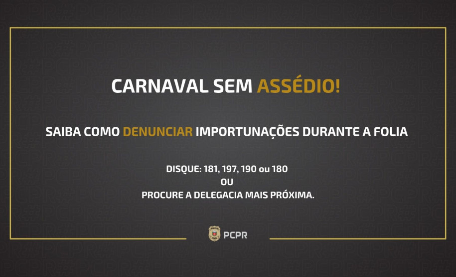Carnaval sem assédio: saiba como denunciar importunações durante a folia