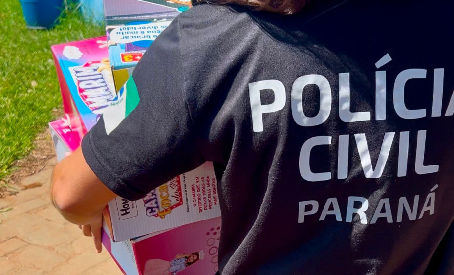 PCPR realiza ação solidária e distribui mercadorias recuperadas para CMEIs de Mamborê