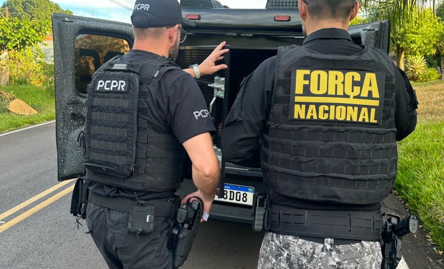 PCPR, PMPR e Força Nacional prende cinco pessoas durante operação em Pérola