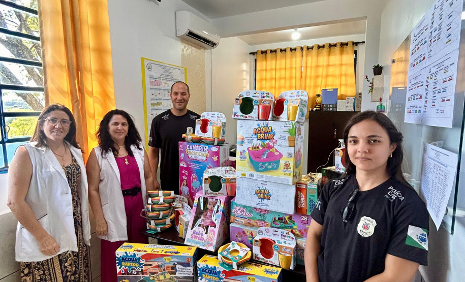 PCPR realiza ação solidária e distribui mercadorias recuperadas para CMEIs de Mamborê