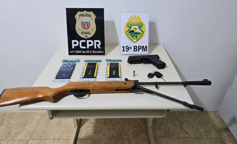 PCPR e PMPR prendem homem em operação contra crimes de furtos e roubos em Marechal Cândido Rondon