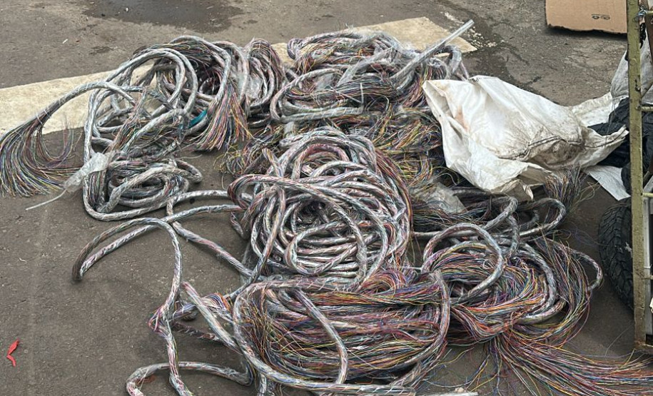 PCPR e GM prendem seis pessoas em operação de combate ao furto de fios de cobre