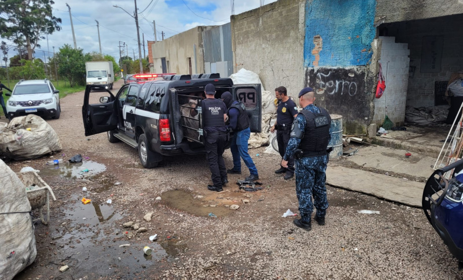 PCPR e GM prendem seis pessoas em operação de combate ao furto de fios de cobre