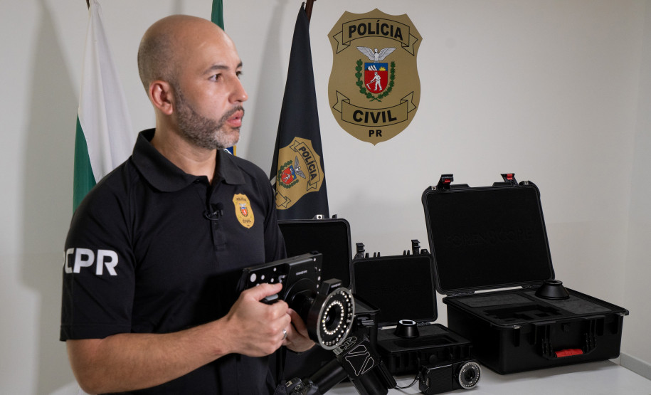 Do papel para tablets em 8K: novos equipamentos da PCPR revelam todas as digitais de crimes