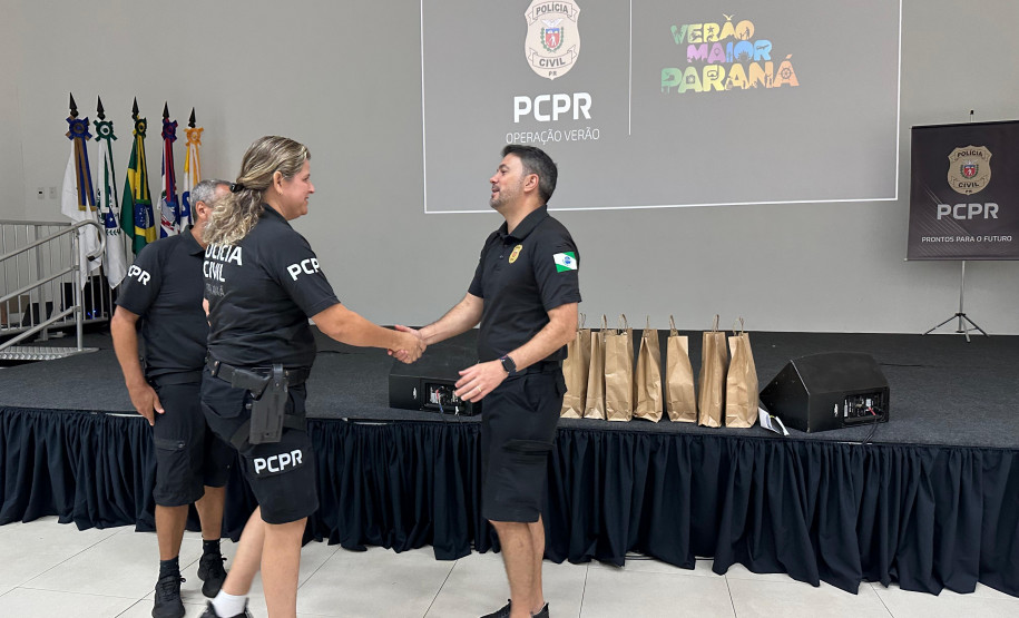 PCPR homenageia policiais plantonistas que tiveram destaque na segunda fase do Verão Maior Paraná
