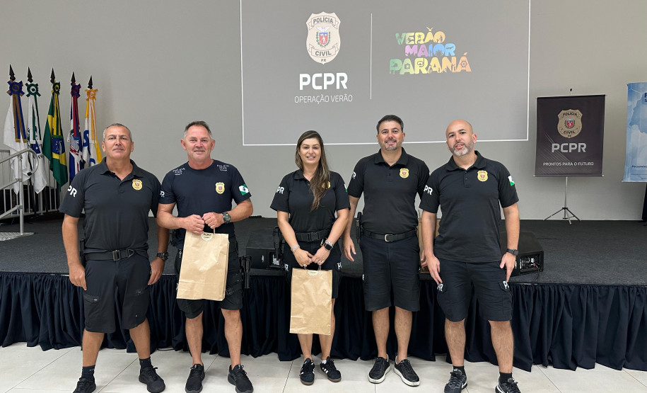 PCPR homenageia policiais plantonistas que tiveram destaque na segunda fase do Verão Maior Paraná