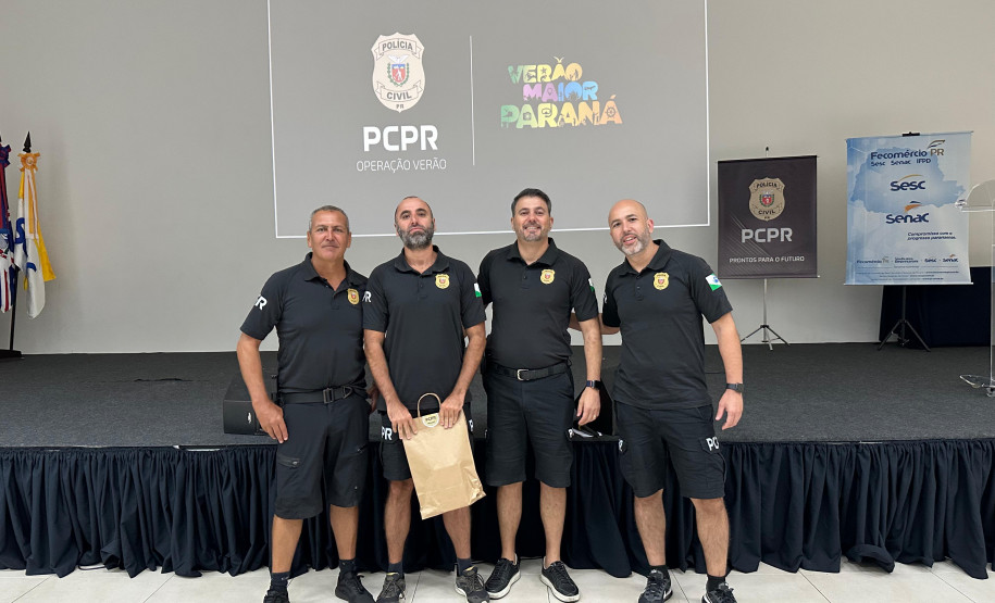 PCPR homenageia policiais plantonistas que tiveram destaque na segunda fase do Verão Maior Paraná
