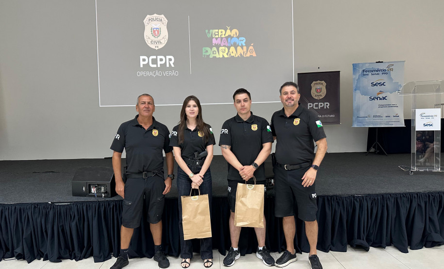 PCPR homenageia policiais plantonistas que tiveram destaque na segunda fase do Verão Maior Paraná