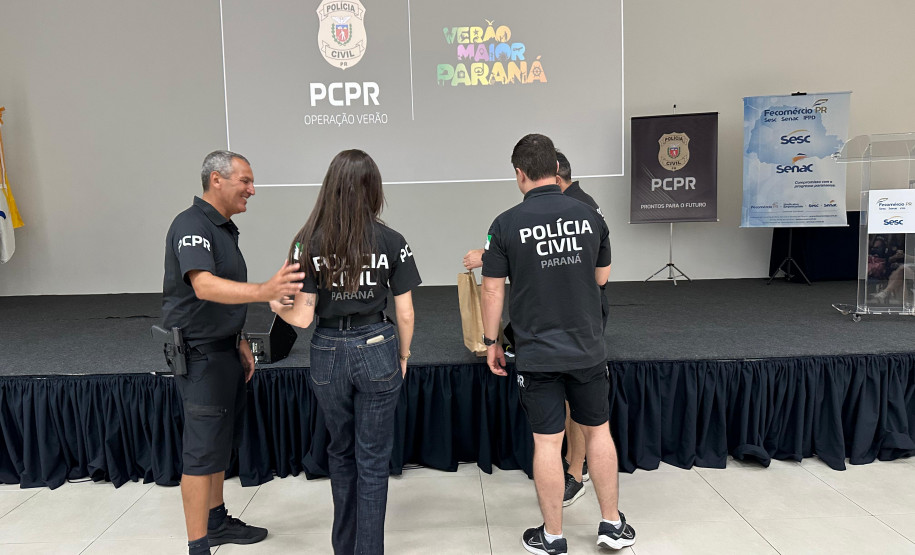 PCPR homenageia policiais plantonistas que tiveram destaque na segunda fase do Verão Maior Paraná