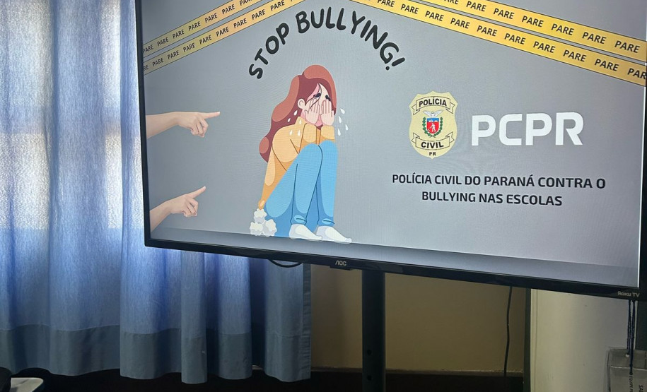 PCPR promove palestra em combate ao bullying em escola de Rolândia