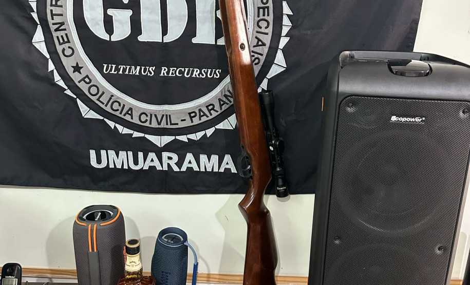 PCPR prende três homens por furto e recupera diversos itens em Umuarama