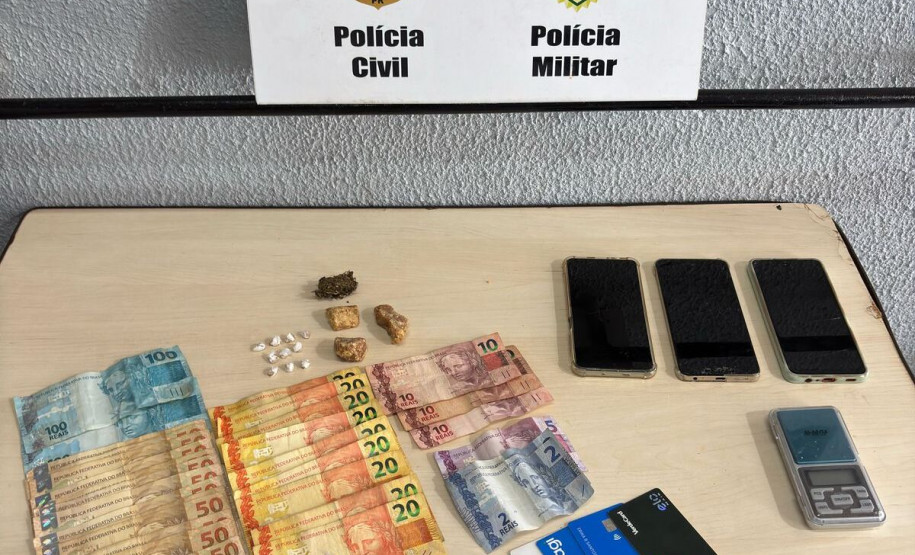 PCPR e PMPR prendem três pessoas em flagrante por tráfico de drogas em Ribeirão do Pinhal