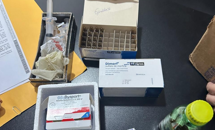 PCPR apreende medicamentos em duas clínicas e prende um dentista por tráfico de drogas em Curitiba