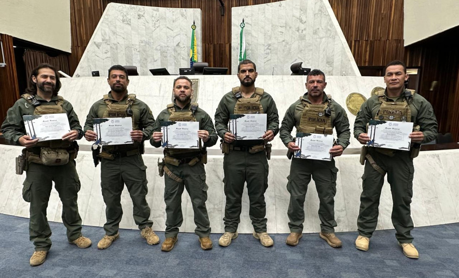 Policiais civis recebem menção honrosa por resgate de menina sequestrada no Paraná