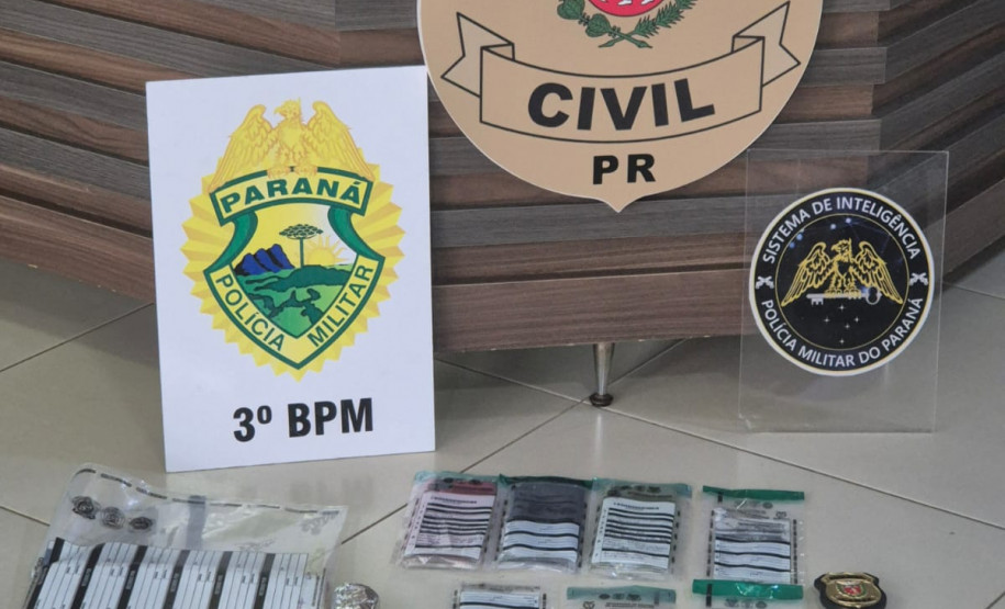 PCPR e PMPR prendem casal por tráfico e associação para o tráfico de drogas em Pato Branco