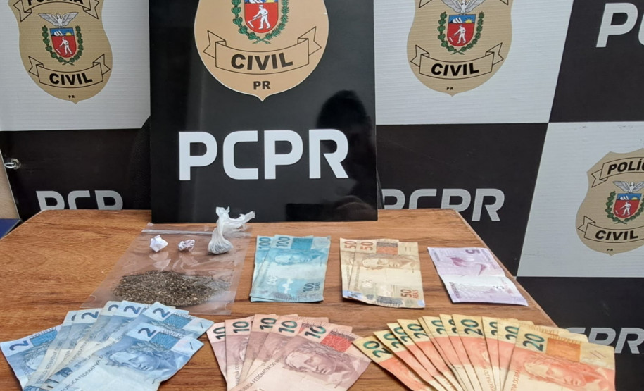 PCPR e PMPR prendem homem em flagrante por tráfico de drogas em Nova Olímpia