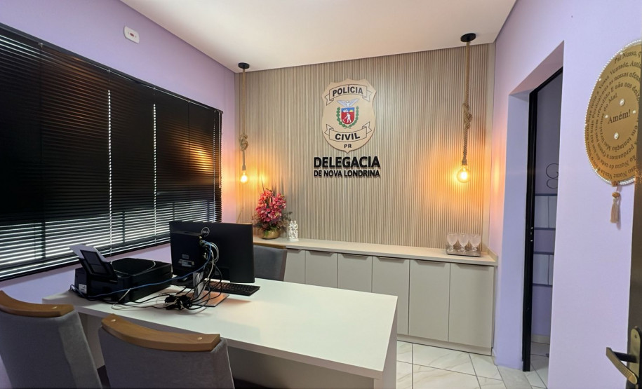 PCPR inaugura Sala Lilás em delegacia de Nova Londrina