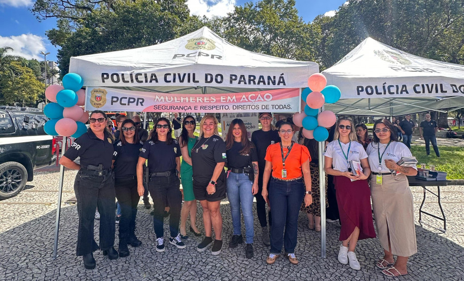 PCPR participa de evento que  divulga serviços públicos de segurança para mulheres e meninas