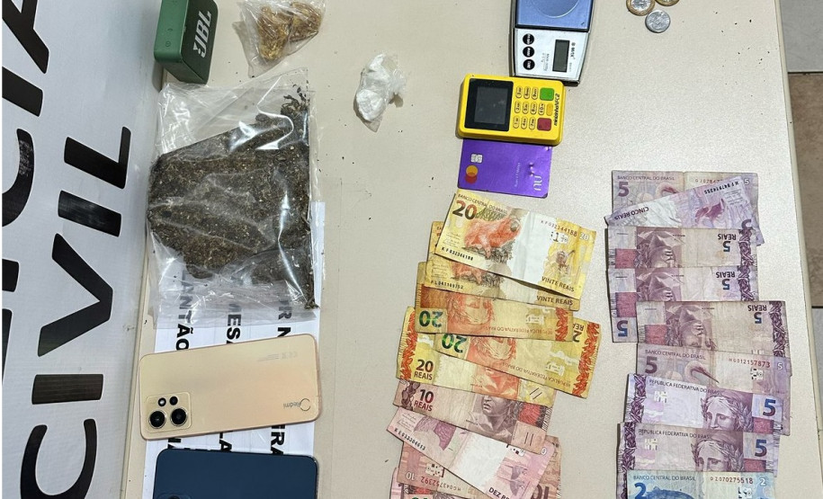 PCPR prende homem em flagrante e apreende quase meio quilo de drogas em Paranavaí