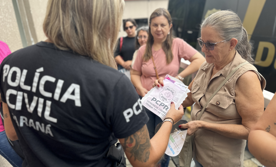 PCPR na Comunidade oferece serviços de polícia judiciária para a população de Araucária