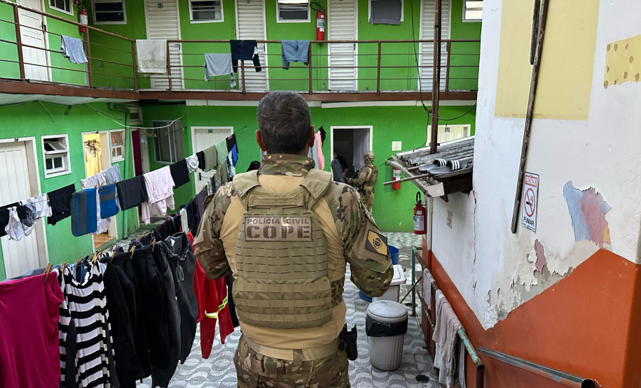 PCPR apreende mais de seis quilos de drogas em hotéis usados pelo tráfico no centro de Curitiba