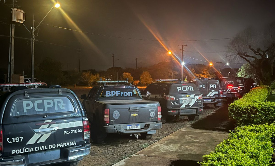 PCPR e PMPR prendem 12 pessoas durante megaoperação no Sudoeste